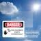 Signmission This Equipment Starts Automatically Danger Sign, Vinyl Decal, 10in W x 7in L, 2PK OS-2PACK-DS-D-710-L-2325 - alternate 5